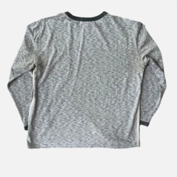 CPO Provisions Crew Neck Long Sleeve Textured Heather Gray Shirt Mens Size Large - Picture 4 of 5